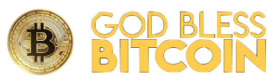 God Bless Bitcoin Logo Transparent